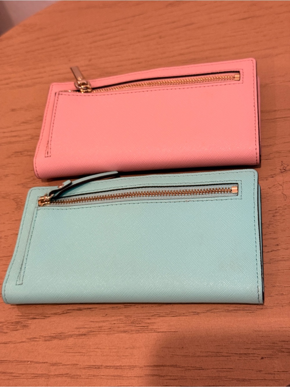 kate spade BUNDLE pastel pink and mint saffiano leather‎ wallets set - Picture 10 of 10